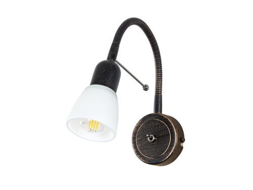 Бра с выключателем Arte Lamp Lettura A7009AP-1BR