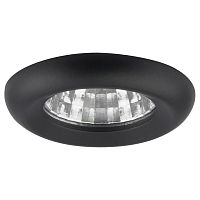 Встраиваемый светильник Lightstar Monde 071117 1W 4000K 80Lm черный d35(25) IP44