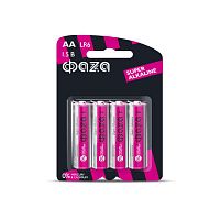 Элемент питания алкалиновый AA/LR6 1.2В Super Alkaline BL-4 (уп.4шт) ФАZА 5000285