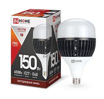 Лампа светодиодная LED-HP-PRO 150Вт 230В E27 Е40 6500К 14250лм с адаптером E40 IN HOME 4690612035703