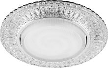 Светильник встраиваемый с белой LED подсветкой Feron 29475 CD4022 GX53