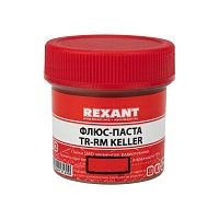 Флюс для пайки паста TR-RM KELLER 20 мл банка Rexant 09-3690