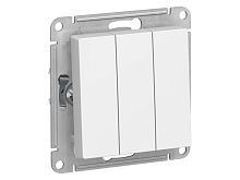 Механизм выключателя 3-кл. СП AtlasDesign 10А IP20 (сх. 1+1+1) 10AX бел. SE ATN000131